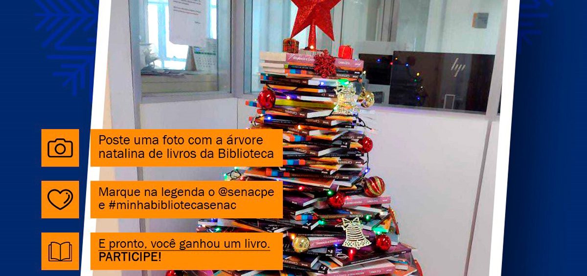 Biblioteca Senac Recife presenteia livros em ação cultural de Natal